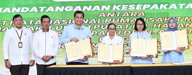 Kejati Jabar melakukan kerjasama dengan sejumlah RS di aula R Soeprapto, Senin, 3 Februari 2025.