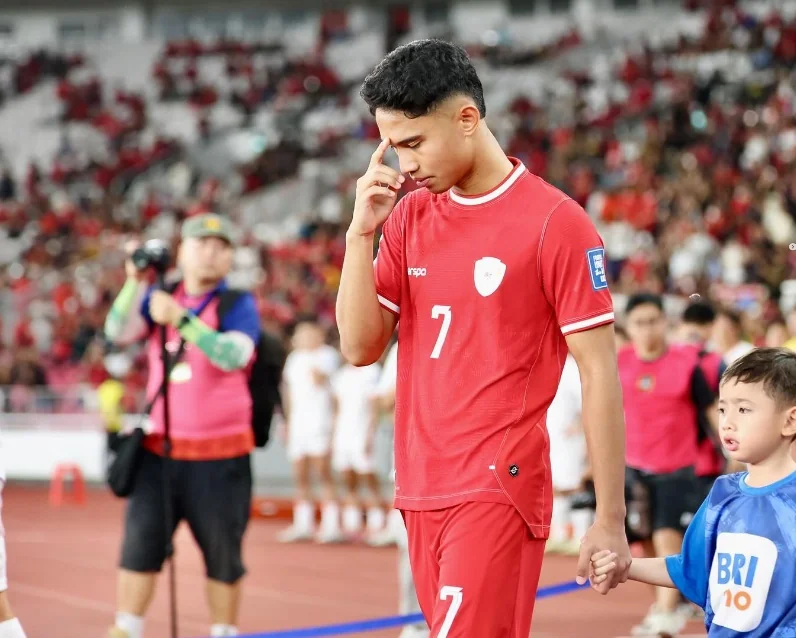 Pemain Timnas Indonesia, Marselino Ferdinan.