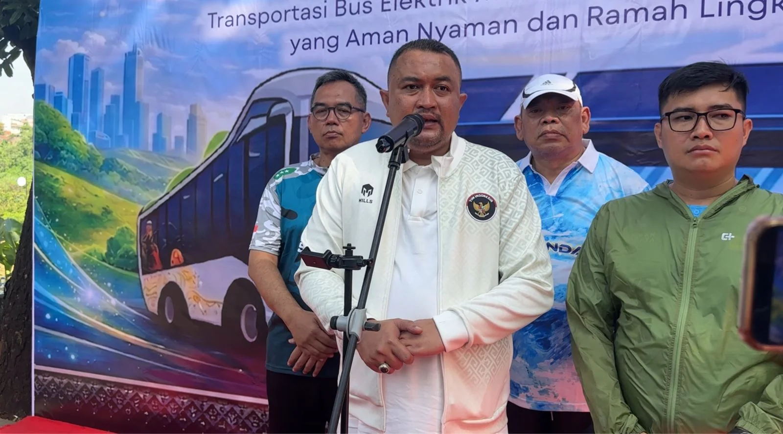 Peluncuran tersebut dilakukan langsung oleh Bupati Bogor Rudy Susmanto dalam momentum kegiatan Car Free Day di kawasan Jalan Tegar Beriman.Dok-Diskominfo Kab Bogor