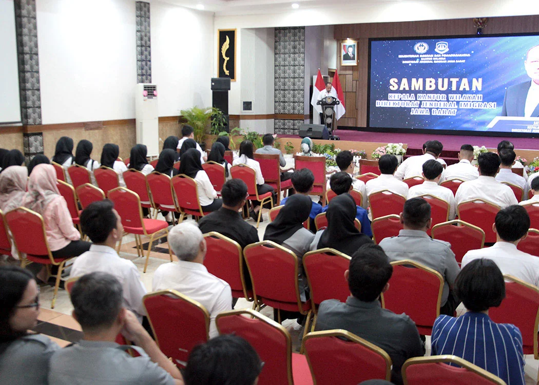 Kantor Wilayah Kementerian Hukum Jawa Barat (Kanwil Kemenkum Jabar) pada pagi ini menghadiri kegiatan Refleksi Akhir Tahun 2025.Ist