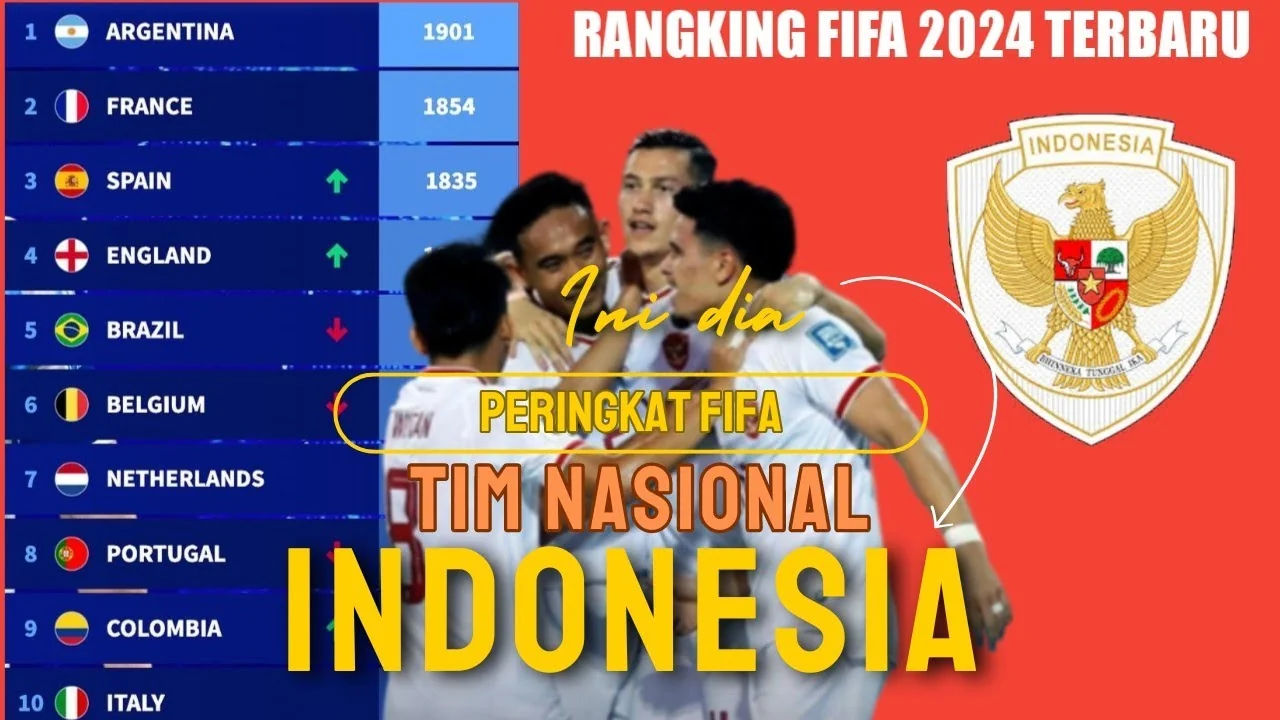 Jika Timnas Indonesia menaklukkan Myanmar rangking FIFA Timnas Indonesia naik satu peringkat.