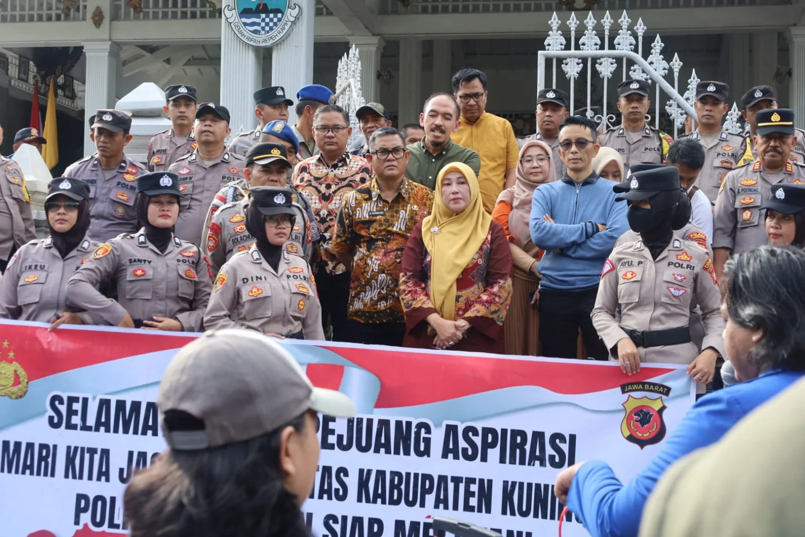 Wakil Bupati Kuningan, Tuti Andriani, SH., M.Kn., menjelaskan bahwa agenda tersebut telah terjadwal beberapa hari sebelumnya.Dok-IKP/Diskominfo Kuningan