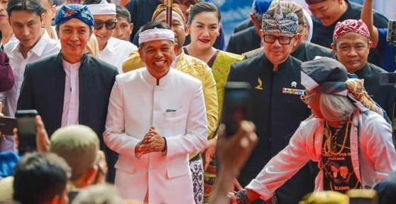 Gubernur Jabar Dedi Mulyadi di Gedung DPRD Kota Bogor, Jalan Pemuda, Selasa, 3 Juni 2025.