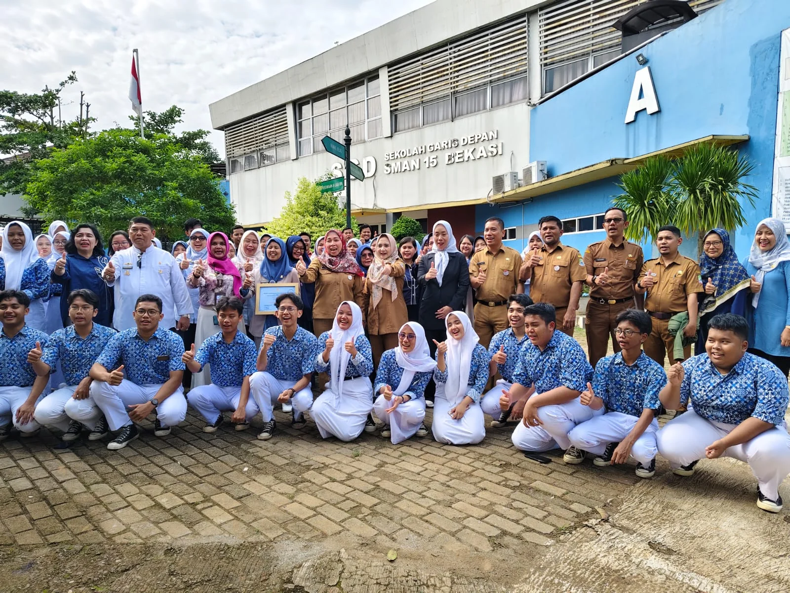 Kepala Dinas Lingkungan Hidup (DLH) Kota Bekasi, Kiswatiningsih, mengatakan Program Adiwiyata sejalan dengan visi Kota Bekasi Hijau yang digagas Wali Kota dan Wakil Wali Kota Bekasi.Dok-Diskomimfo Kota Bekasi