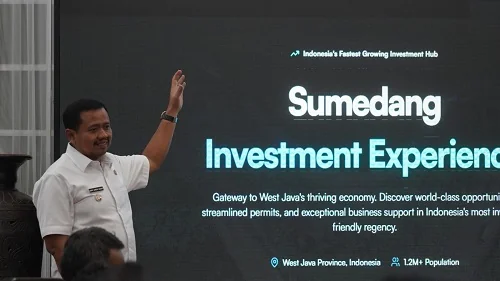 Bupati Dony saat memimpin rapat persiapan West Java Investement Summit 2025 (WJIS) di Gedung Negara.Ist