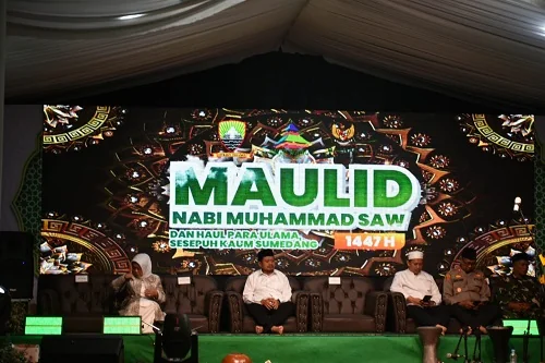 Bupati Sumedang Dony Ahmad Munir hadir bersama jajaran pemerintah daerah.Ist