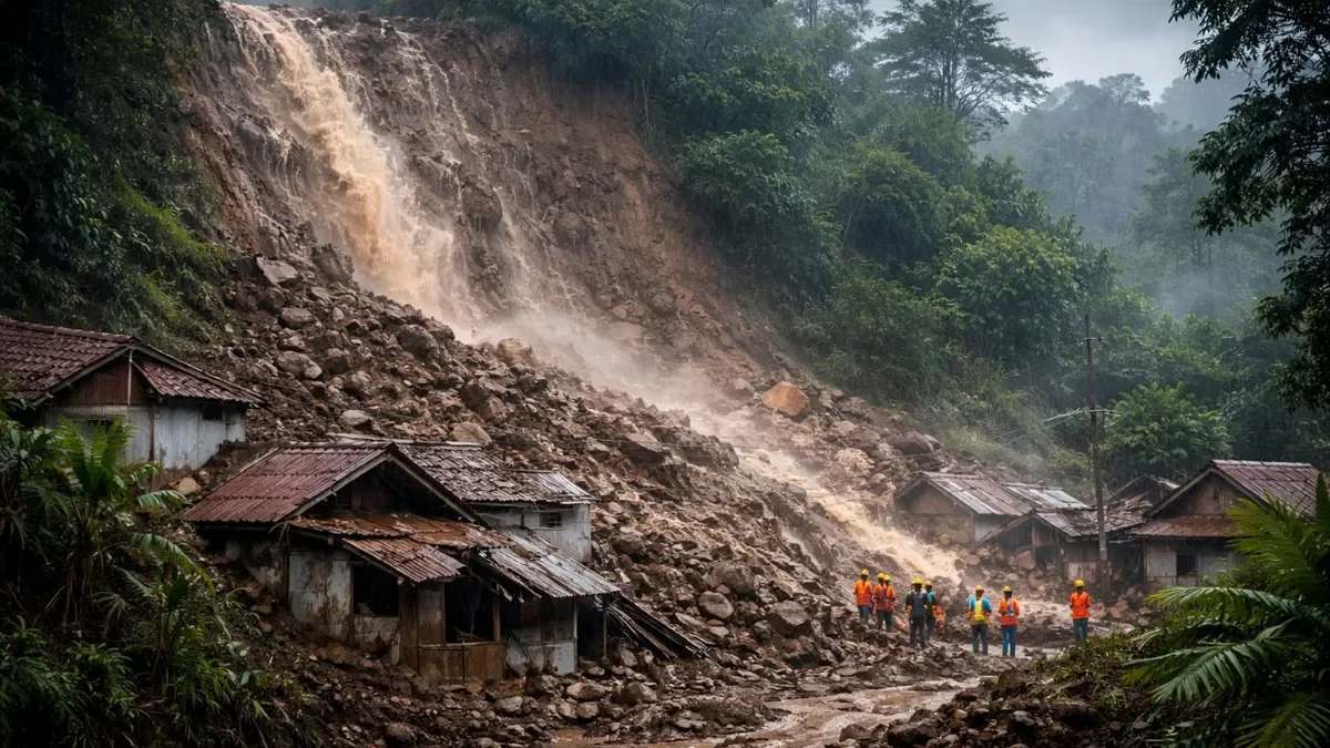 Longsor di Pangalengan Kab Bandung, Dua Balita Tewas