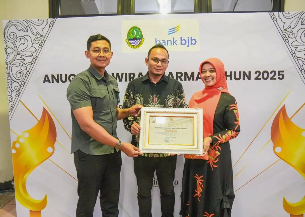 Kepala Bagian Tata Usaha dan Umum, Archie Tigor Mangunsong, S.E., hadir mewakili Kepala Kantor Wilayah Kemenkum Jawa Barat, Asep Sutandar.Ist