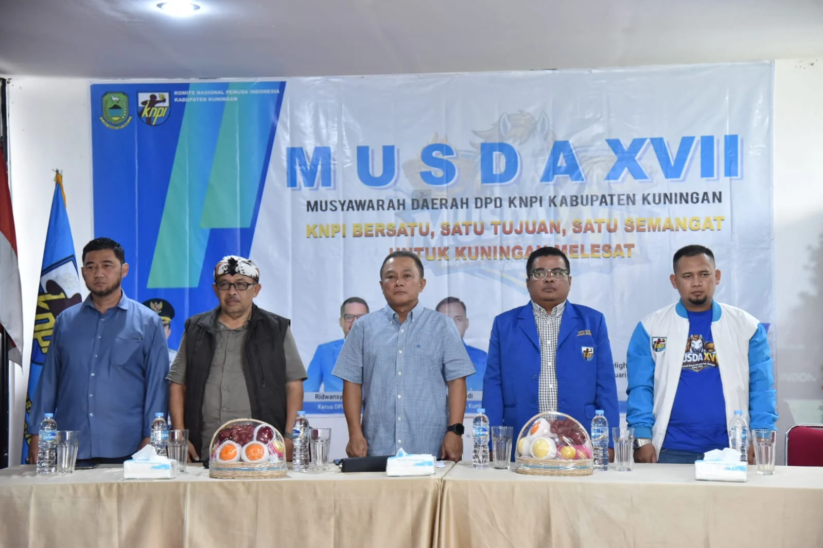Bupati Kuningan, Dr. H. Dian Rachmat Yanuar, M.Si, menghadiri Musyawarah Daerah (Musda) XVII DPD Komite Nasional Pemuda Indonesia (KNPI) Kabupaten Kuningan Tahun 2026.Dok-IKP/Diskominfo Kuningan