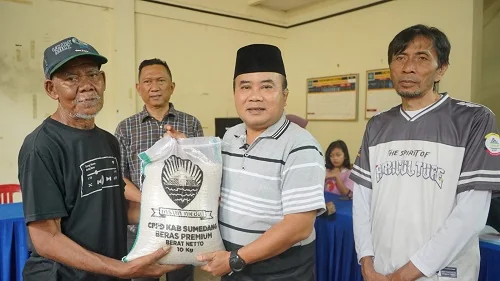 Kepala Dinas Pertanian dan Ketahanan Pangan Kabupaten Sumedang Tono Suhartono, bantuan tersebut diberikan berdasarkan hasil analisis Peta Kerawanan dan Kerentanan Pangan Tahun 2025.Dok-Diskominfosanditik Sumedang