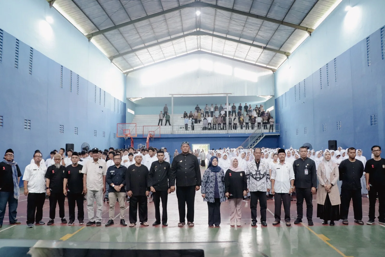 Pemkab Ciamis menyelenggarakan kegiatan Sosialisasi Pencegahan Penyebaran Virus HIV dan AIDS yang diselenggarakan di GOR SMA Negeri 2 Ciamis.Ist