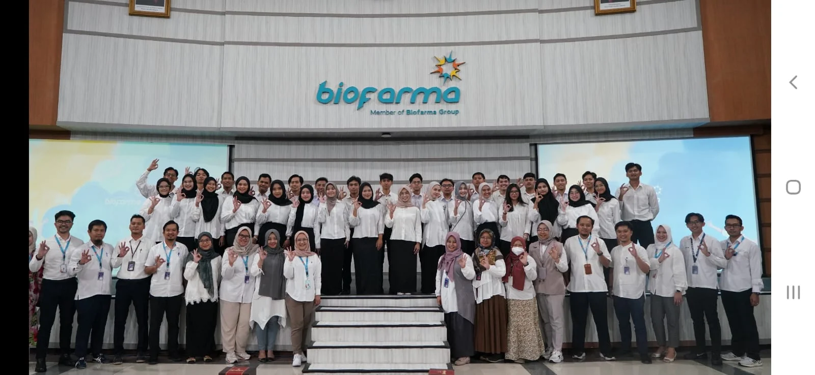 peserta terpilih program Magang Generasi Bertalenta (MAGENTA) di Bio Farma.(Dok-PPID Bio Farma)
