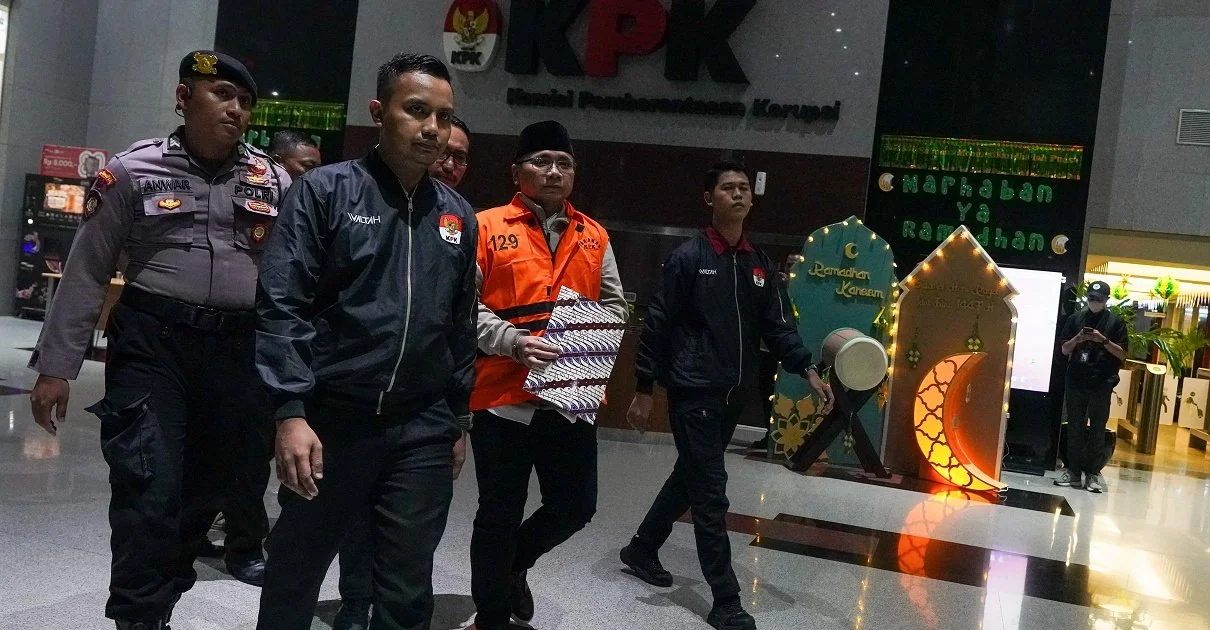 KPK Menahan Mantan Menteri Agama Yaqut Cholil Qoumas.Dok-Humas KPK