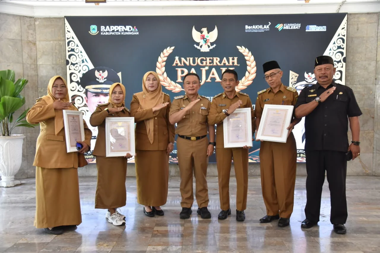 Bupati Kuningan, Dr. H. Dian Rachmat Yanuar, mengatakan pajak daerah memiliki peran strategis sebagai fondasi pembangunan sekaligus penguat kemandirian fiskal daerah.Dok-Diskominfo Kuningan