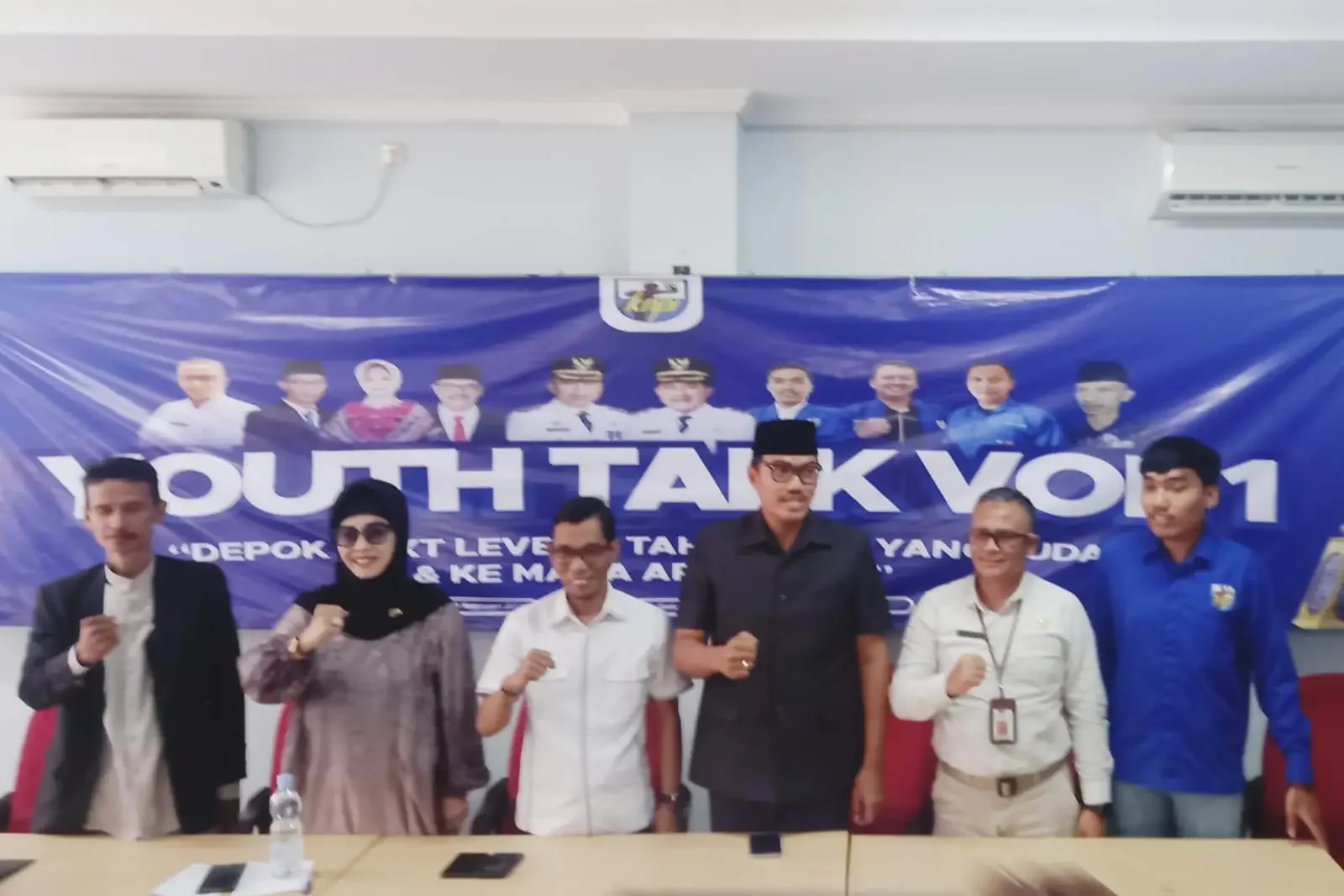 Foto: dok. Disporyata Kota Depok. Acara YOUTH TALK VOL. 1 bertajuk “Depok Next Level: 1 Tahun, Apa yang Sudah dan Kemana Arah Kita?” yang digelar di Gedung Pemuda Tole Iskandar