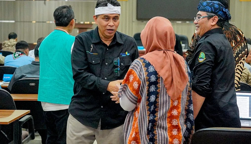 Plt. Kadisdik Jabar, Deden Saepul Hidayat dalam "Uji Publik Eksternal SPMB 2025" di Aula Dewi Sartika Kantor Disdik Jabar, Kota Bandung, Kamis, 10 April 2025.