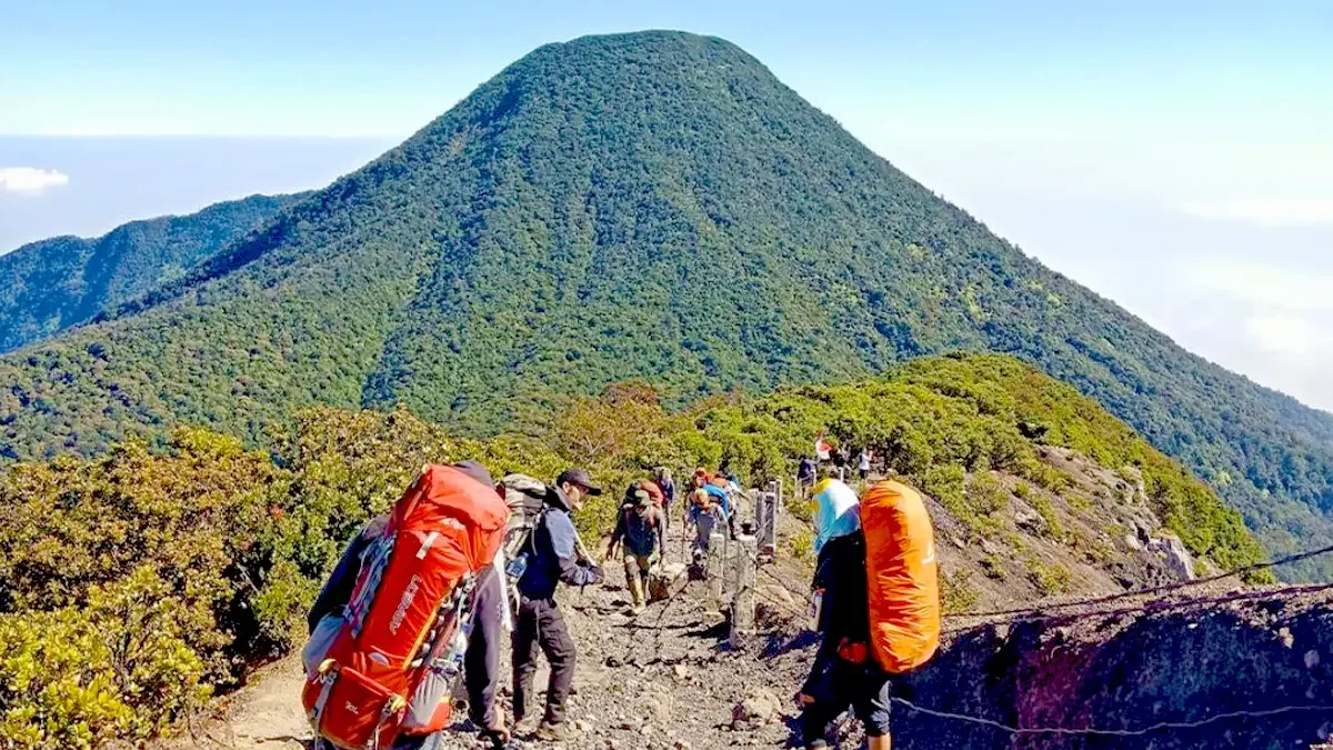 Gunung Gede Pangrango. (Ft Ist)