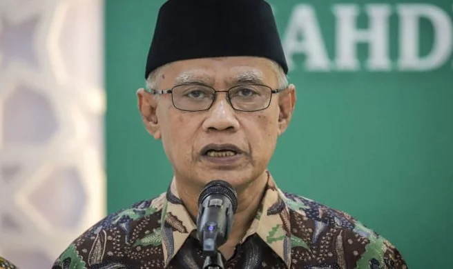 Ketua Umum Pimpinan Pusat Muhammadiyah (PP), Haedar Nashir . (Foto Kumparan)