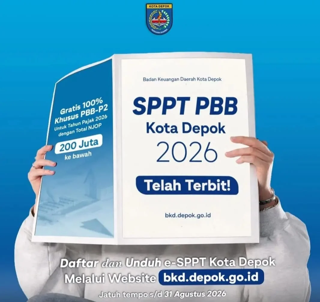 Leaflet digital SPPT PBB Kota Depok. (Foto:IG bkdkotadepok)