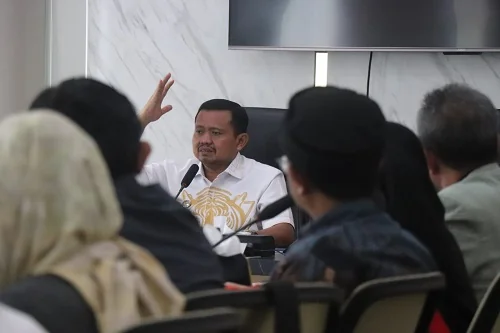 Bupati Sumedang Dony Ahmad Munir kehadiran FKM MBG bukan sekadar untuk menyukseskan program pemerintah, tetapi juga memiliki nilai ibadah dan tanggung jawab moral dalam membangun generasi yang kuat dan berkualitas.Dok-Diskominfosanditik Sumedang