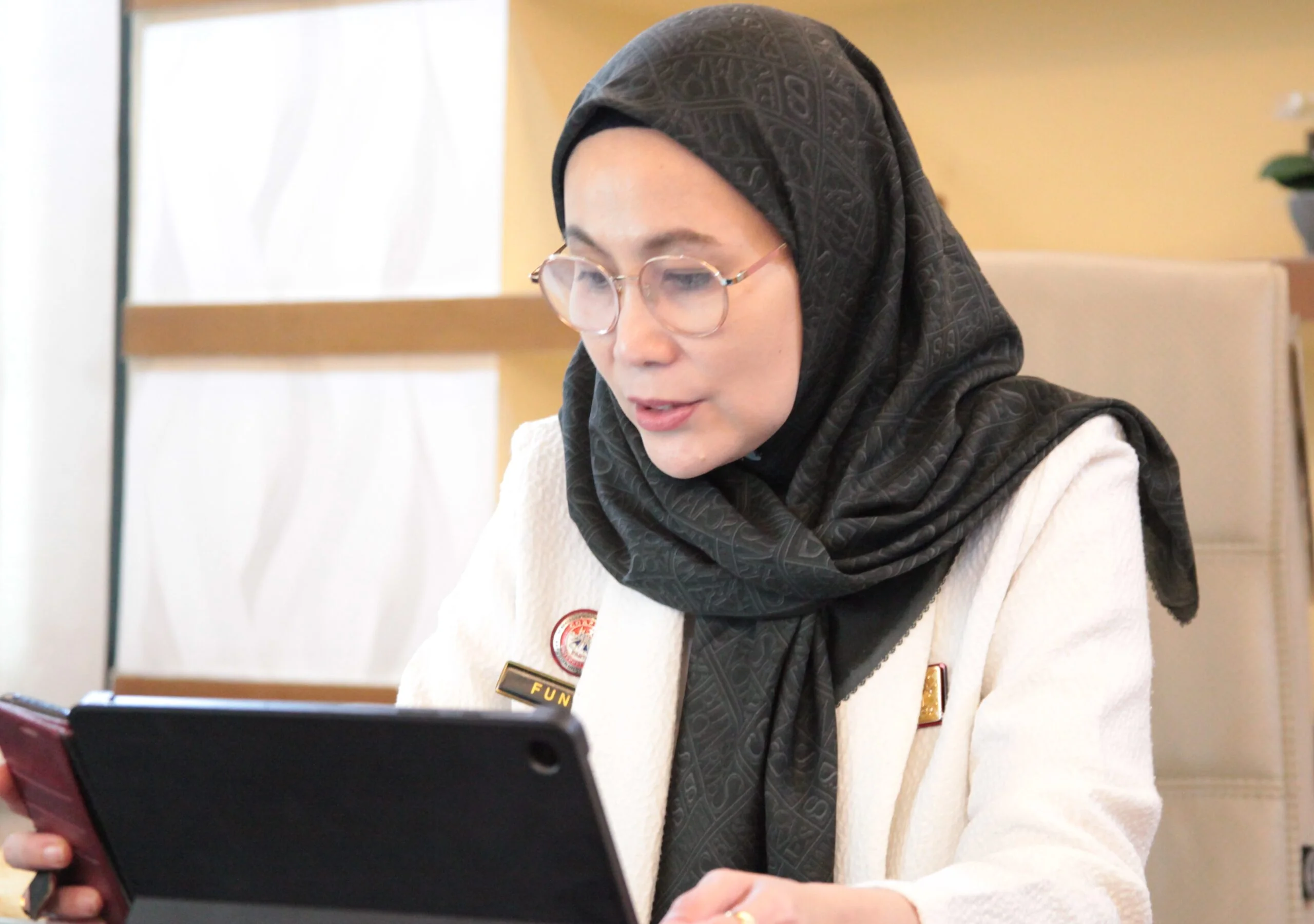 Kepala Divisi Peraturan Perundang-Undangan dan Pembinaan Hukum Funna Maulia Massaile.Ist