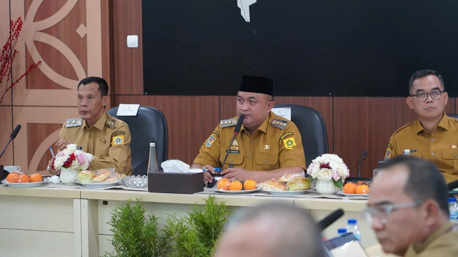 Bupati Bogor, Rudy Susmanto menegaskan bahwa kekompakan Aparatur Sipil Negara (ASN) merupakan kunci utama keberhasilan pembangunan di Kabupaten Bogor.Dok-Diskomimfo Kab Bogor