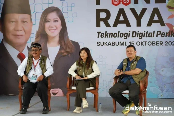 Bupati Sukabumi Asep Japar bersama Menteri Komunikasi dan Digital Republik Indonesia Meutya Hafid.Ist
