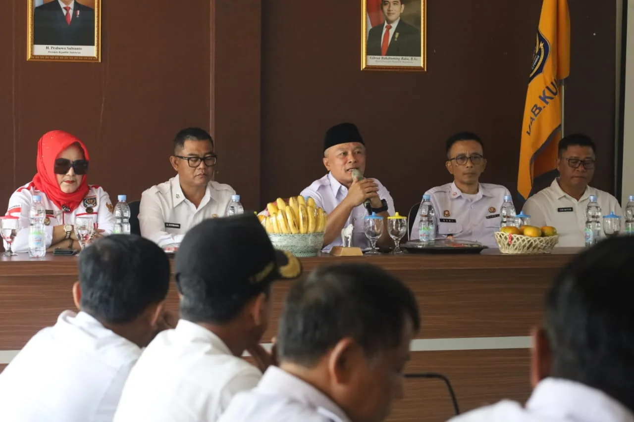 Bupati Kuningan Dr. H. Dian Rachmat Yanuar, M.Si, mengatakan,  pentingnya kehati-hatian, integritas, dan keterbukaan dalam pengelolaan Dana Desa.Ist