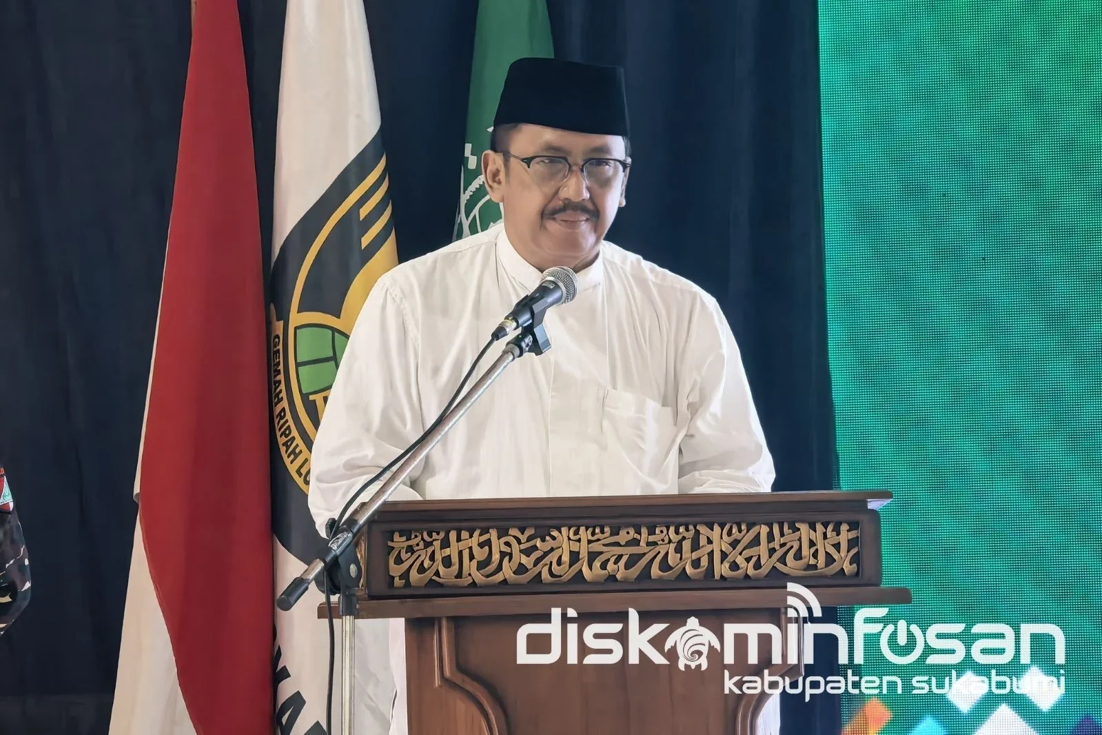 Bupati Sukabumi, Asep Japar, menyampaikan bahwa Gerakan Pemuda Ansor selama ini telah berkontribusi nyata dalam menjaga stabilitas sosial, memperkuat karakter generasi muda, serta menumbuhkan semangat kebersamaan dan gotong royong di tengah masyarakat.Dok