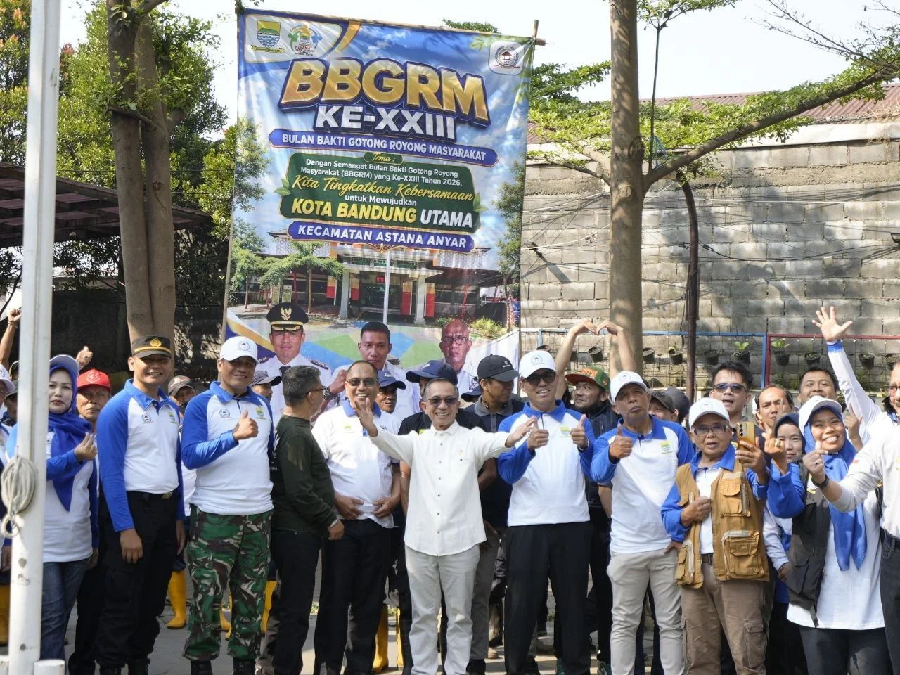 Ketua DPRD Kota Bandung, Asep Mulyadi, BBGRM Tingkat Kecamatan Astanaanyar.Dok-Rio/Humpro DPRD Kota Bandung