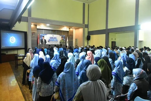 Wakil Bupati Sumedang M. Fajar Aldila menghadiri acara halal bihalal BKPRMI.Dok-Diskominfosanditik Sumedang
