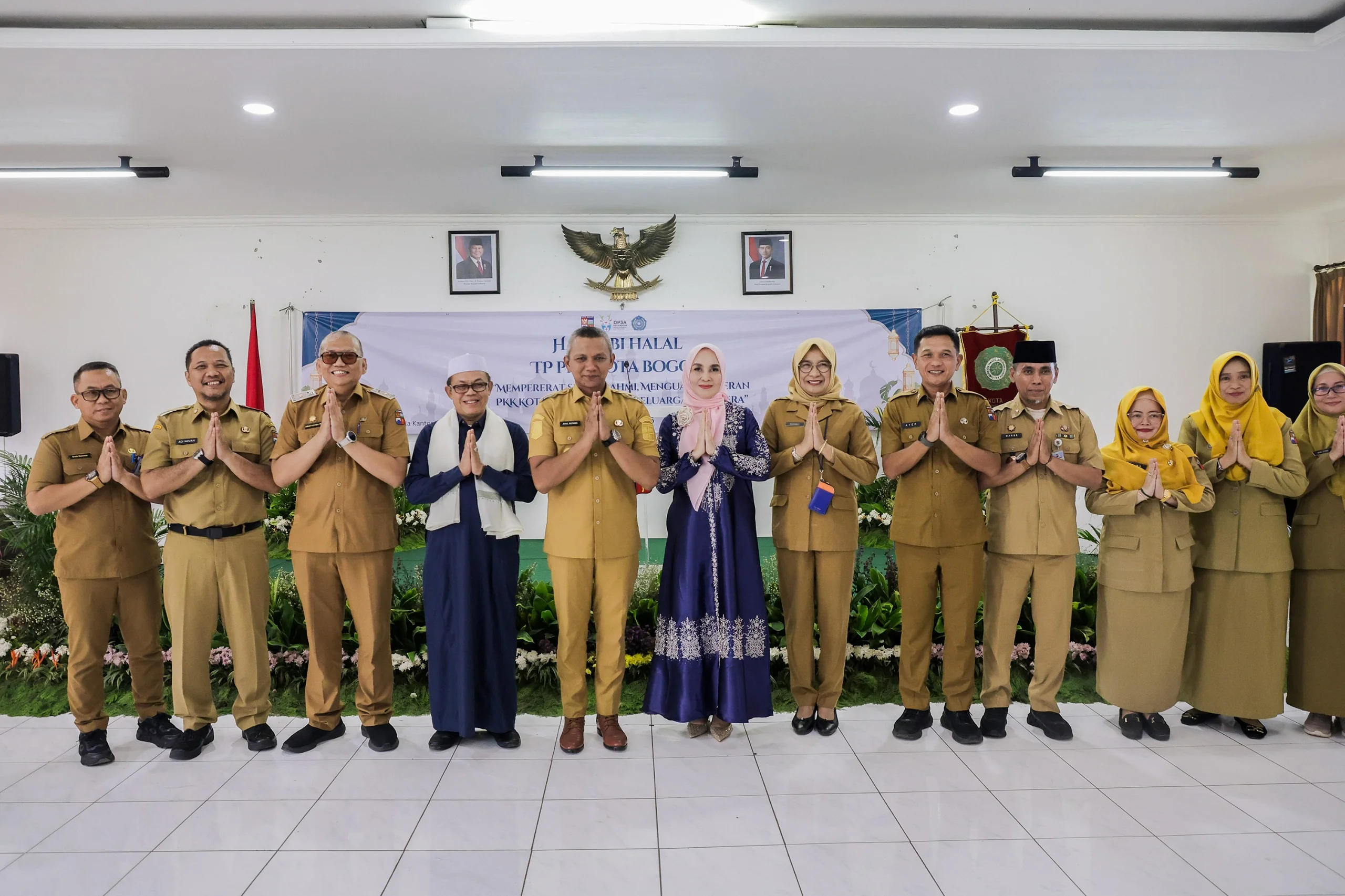 Wakil Wali Kota Bogor, Jenal Mutaqin, mengharapkan seluruh anggota Tim Penggerak Pemberdayaan dan Kesejahteraan Keluarga (TP PKK) Kota Bogor berperan aktif dalam pembangunan di Kota Bogor.Dok-Diskominfo Kota Bogor