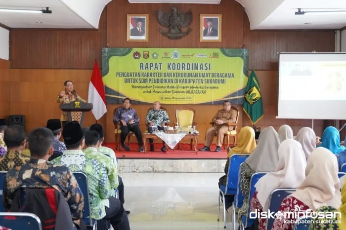 Pemerintah Kabupaten Sukabumi mendapatkan apresiasi dari Kemenko PMK.Ist