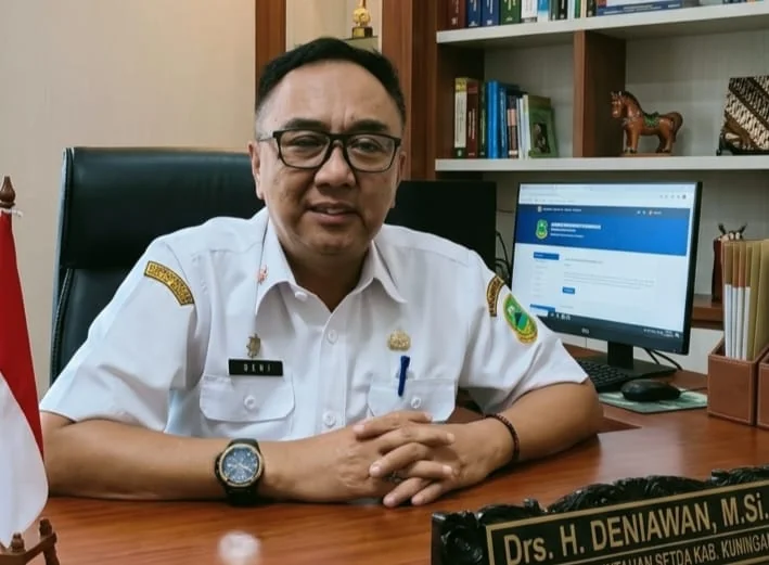 Asisten Pemerintahan dan Kesejahteraan Rakyat (Asda I) Setda Kabupaten Kuningan, Drs. H. Deniawan, M.Si.Dok-Diskominfo Kuningan