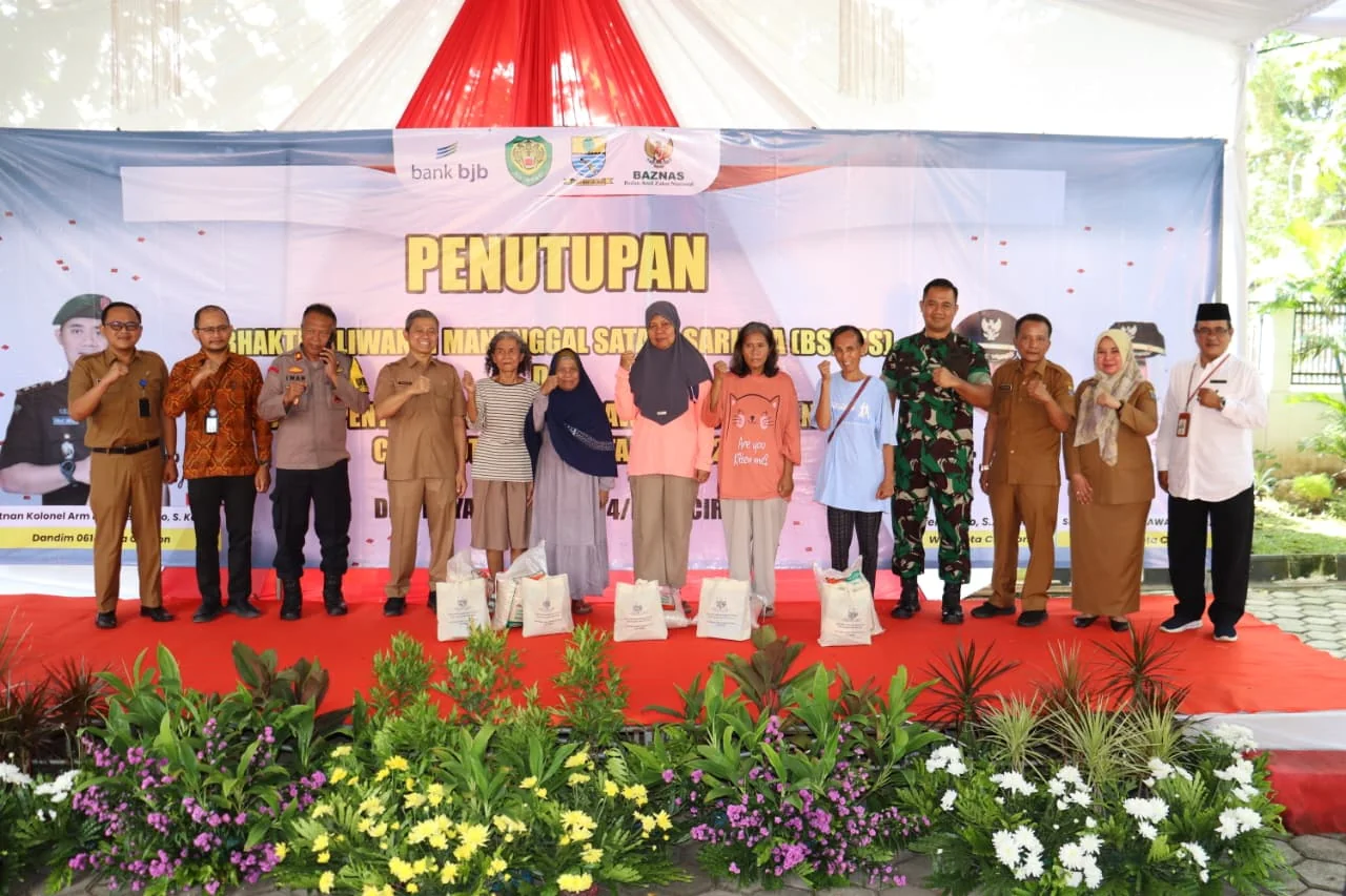 Pj Sekretaris Daerah Kota Cirebon, Sumanto, yang hadir mewakili Wali Kota Cirebon Effendi Edo, menegaskan bahwa apa yang dikerjakan TNI melalui BSMSS adalah bentuk edukasi pembangunan yang luar biasa bagi masyarakat.Ist