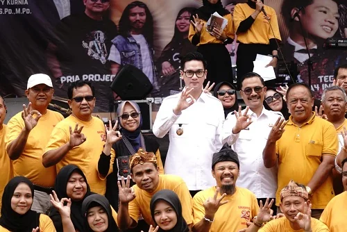 Wakil Bupati Sumedang M Fajar Aldila menghadiri  Acara Puncak Hari Ulang Tahun (HUT) ke-22 SMAN 3 Sumedang.Dok-Diskominfosanditik Sumedang