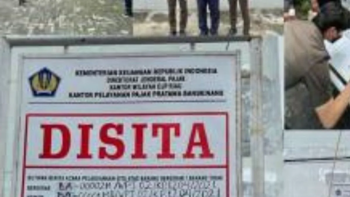 Dirjen Pajak Jabar Sita Aset Penunggak Pajak Senilai Rp16,69 Miliar