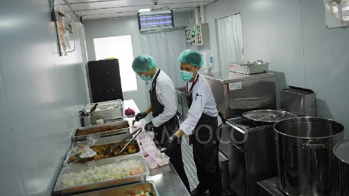 Salah satu dapur makan bergizi gratis.