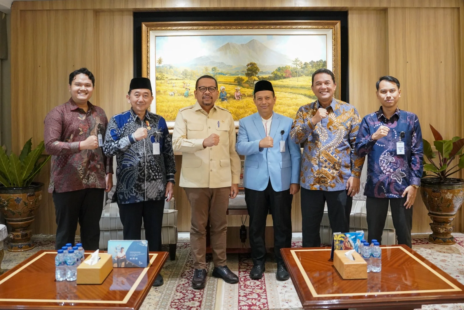 Kepala Staf Presiden, Muhammad Qodari beserta jajaran untuk melakukan sosialisasi dan presentasi program digitalisasi masjid.Dok-Diskominfo Kab Bogor