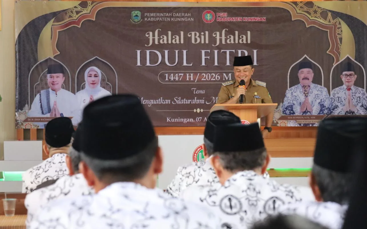 Bupati Kuningan, Dian Rachmat Yanuar, , menegaskan komitmen Pemerintah Kabupaten Kuningan dalam memperkuat sinergi dengan insan pendidikan.Dok-IKP/Diskominfo Kuningan