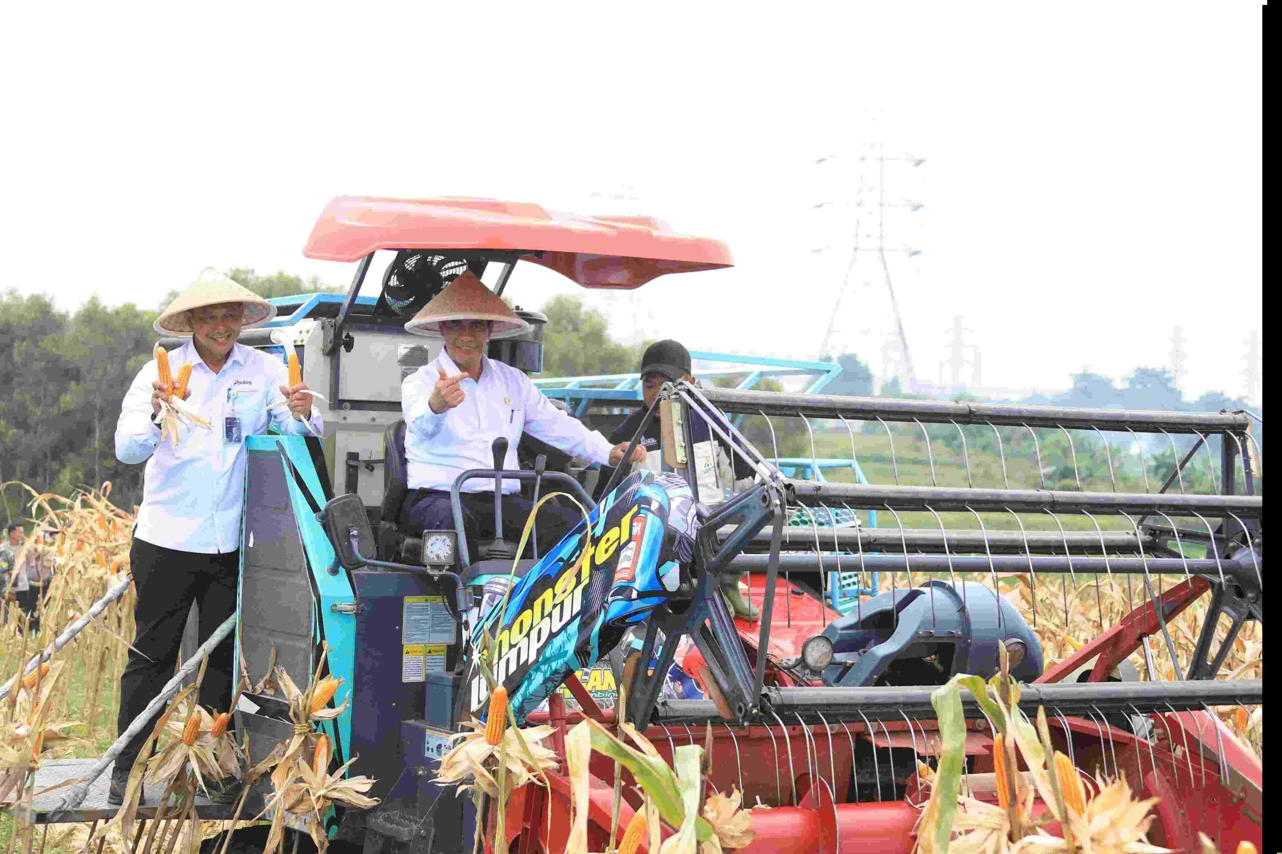 Panen Raya Jagung Serentak kuartal IV Tahun 2025 yang dilaksanakan Kepolisian Republik Indonesia (Polri) di Kampung Tembong Gunung, Desa Sukamahi, Kecamatan Cikarang Pusat, Kabupaten Bekasi, Kamis (8/1/2026). Foto : Endar Raziq/Newsroom