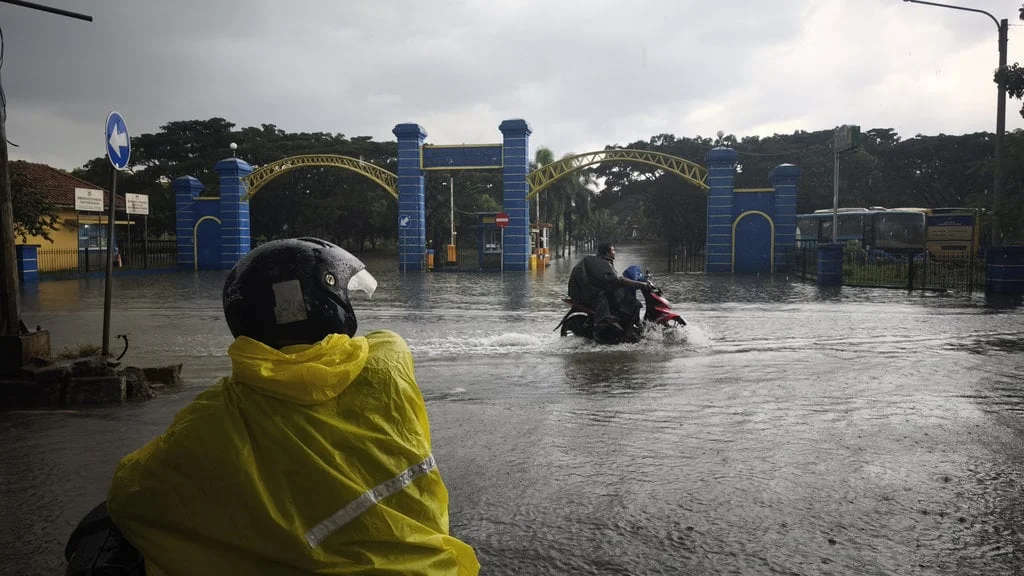 Banjir yang terjadi di wilayah Gedebage, Kota Bandung, beberapa waktu lalu.
