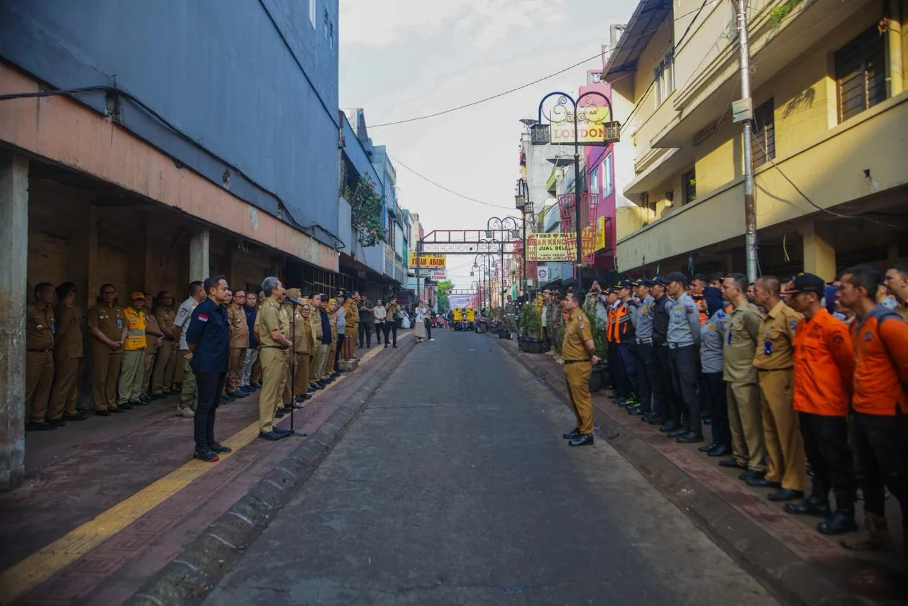 Wali Kota Bogor, Dedie A. Rachim, memberikan apresiasi kepada jajaran Pemkot Bogor dan Forkopimda yang telah berkolaborasi dan bersinergi dalam menertibkan kawasan Bogor Tengah.Dok-Diskominfo Kota Bogor