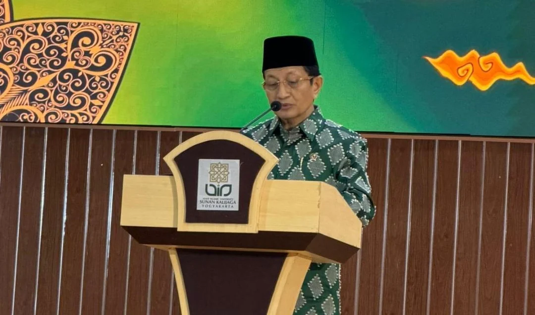 Menteri Agama Nasarudin Umar  menjadi salah satu pembicara pada Forum Ekonomi Regional Jawa 2026 yang diselenggarakan oleh Kabar Grup Indonesia bersama UIN Sunan Kalijaga Yogyakarta di Auditorium UIN Sunan Kalijaga pada Kamis (4/5/2026).