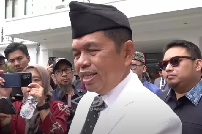 Gubernur Jabar, Dedi Mulyadi di Upacara HUT Ke-80.Ist