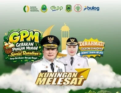 Memasuki bulan suci Ramadan 2026, Pemerintah Kabupaten Kuningan memperkuat pengendalian inflasi dan perlindungan daya beli masyarakat melalui Gerakan Pangan Murah.Dok-IKP/Diskominfo