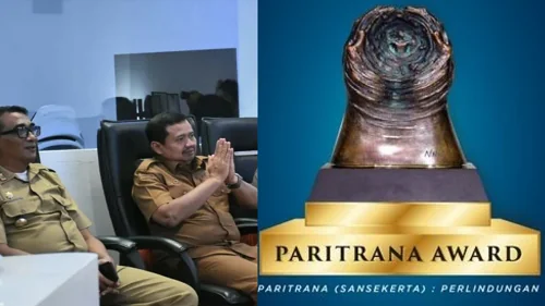 Bupati Sumedang Dony Ahmad Munir, berhasil meraih Paritrana Award Tingkat Provinsi Jawa Barat Tahun 2024.Ist