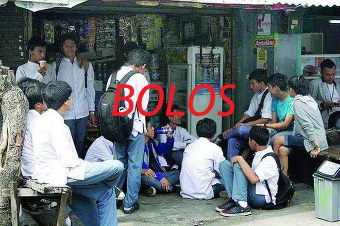 Ilustrasi Bolos Sekolah.