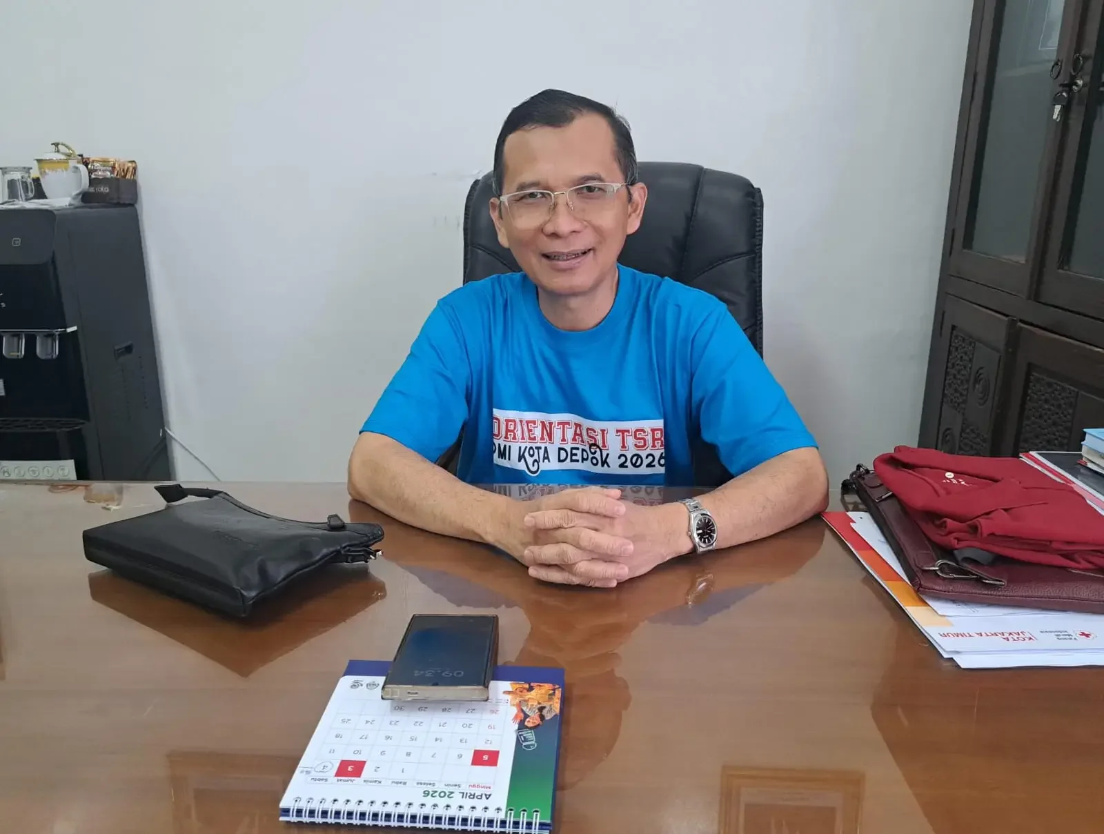 Ketua PMI Kota Depok, Dudi Mi’raz. (Foto:Diskominfo)