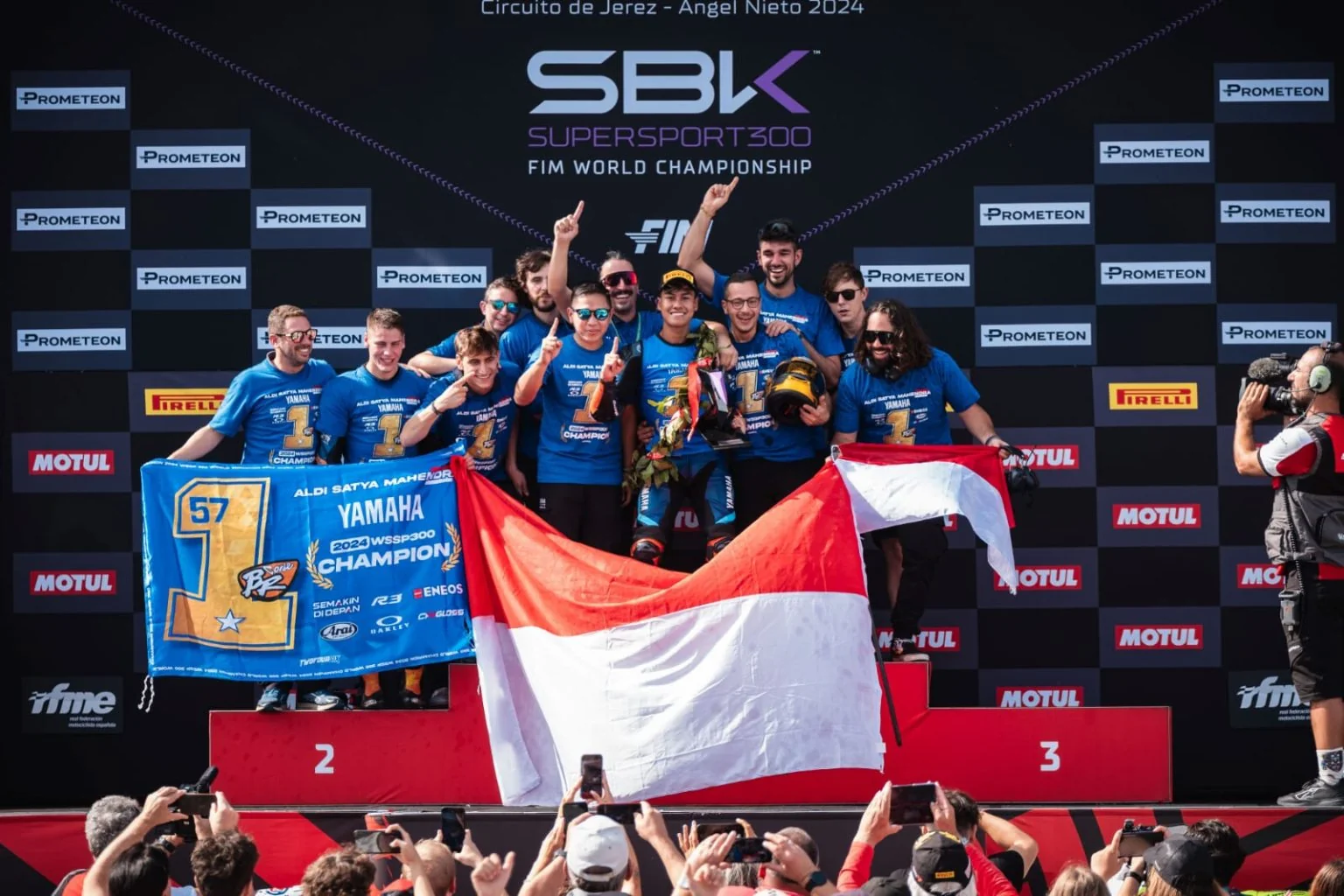 Sejarah Juara Dunia Aldi Satya Mahendra, Merah Putih Yamaha Semakin di Depan (int)